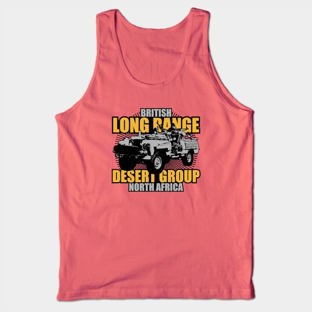 WW2 Long Range Desert Group Tank Top by Firemission45